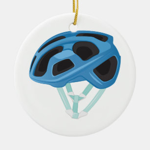 Fahrrad-Sturzhelm Keramik Ornament