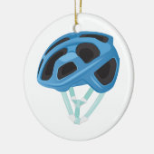 Fahrrad-Sturzhelm Keramik Ornament (Links)