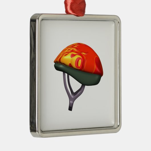 Fahrrad-Sturzhelm Ornament Aus Metall (Rechts)