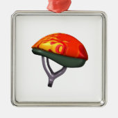 Fahrrad-Sturzhelm Ornament Aus Metall (Vorne)