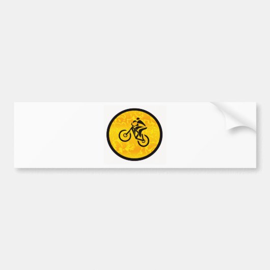 Fahrrad Sun gewählt Autoaufkleber (Vorne)