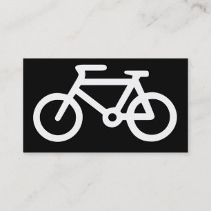 Fahrrad-Symbol Visitenkarte