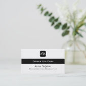 Fahrrad-Symbol Visitenkarte (Stehend Vorderseite)