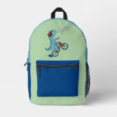 Fahrrad T-Rex Roar Bedruckter Rucksack (Vorderseite)
