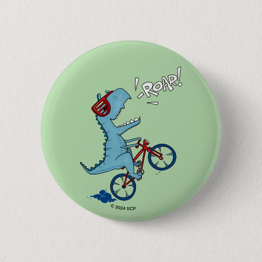 Fahrrad T-Rex Roar Button (Vorderseite)