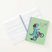 Fahrrad T-Rex Roar Notizblock (Innenseite)