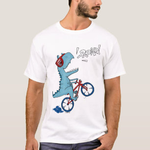 Fahrrad T-Rex Roar T-Shirt