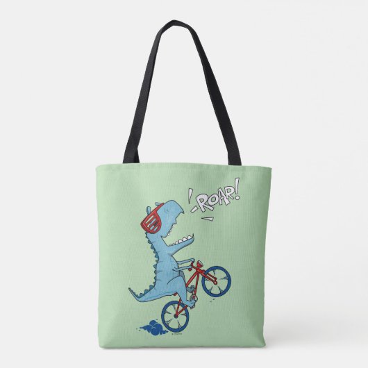 Fahrrad T-Rex Roar Tasche (Rückseite)