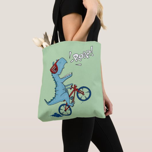 Fahrrad T-Rex Roar Tasche (Von Nahem)