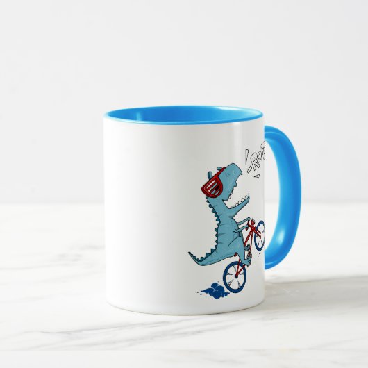Fahrrad T-Rex Roar Tasse (VorderseiteRechts)