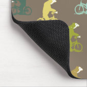 Fahrrad trägt Mousepad (Ecke)