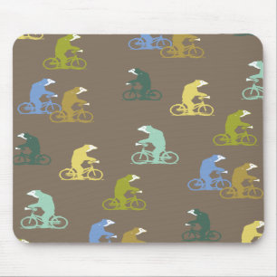 Fahrrad trägt Mousepad