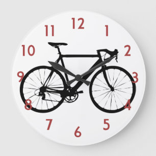 Fahrrad-Uhr - Zyklus-Fahrrad-Wanduhr Große Wanduhr