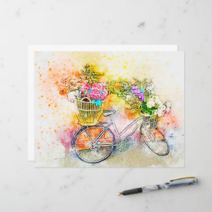 Fahrrad und Blumen 