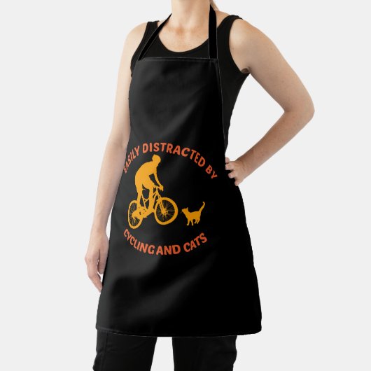 Fahrrad und Katze Schürze (InSitu)