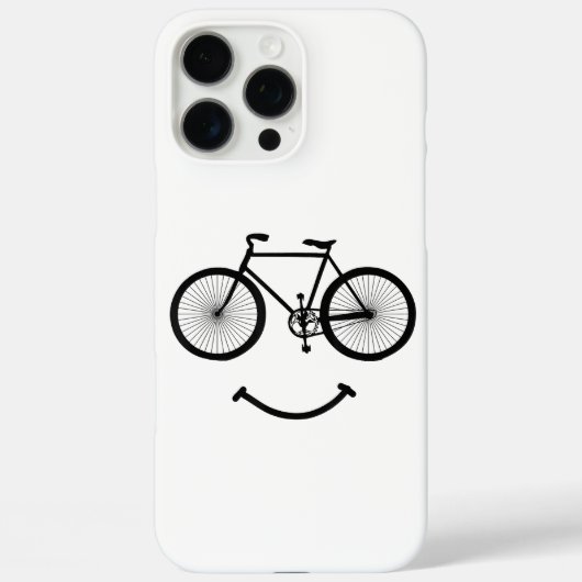 Fahrrad und Lächeln T - Shirt Radfahren Tee Shirt Case-Mate iPhone Hülle (Rückseite)