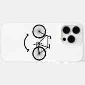 Fahrrad und Lächeln T - Shirt Radfahren Tee Shirt Case-Mate iPhone Hülle (Rückseite (Horizontal))