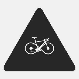 Fahrrad-Unendlichkeit Straße Fahrrad Racing Radfah Dreieckiger Aufkleber