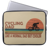 Fahrrad Vater wie ein normaler Vater, aber cooler Laptopschutzhülle (Vorderseite)