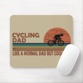 Fahrrad Vater wie ein normaler Vater, aber cooler Mousepad (Mit Mouse)