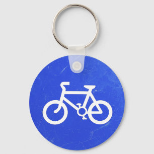 Fahrrad-Verkehrszeichen-Schlüsselanhänger Schlüsselanhänger