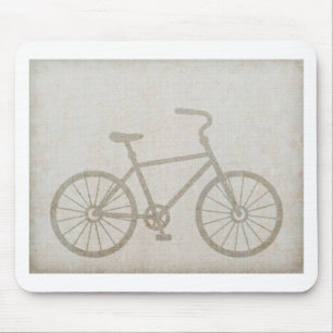 Fahrrad-Vintages Sport-FriedensLiebe-Schicksal Mousepad