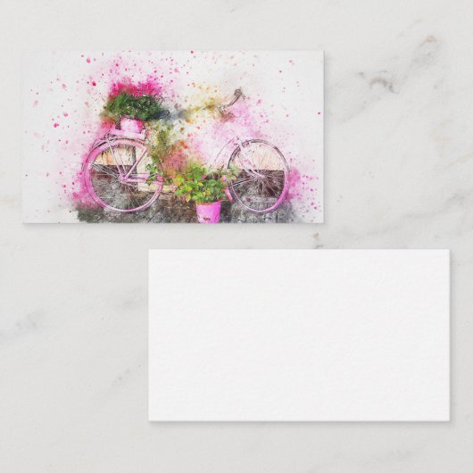 Fahrrad Visitenkarte (Vorne/Hinten)