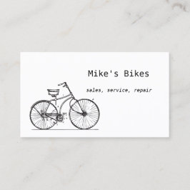 Fahrrad-Visitenkarte Visitenkarte