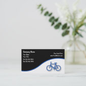 Fahrrad-Visitenkarten Visitenkarte (Stehend Vorderseite)