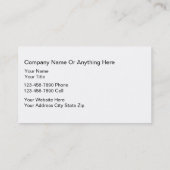 Fahrrad-Visitenkarten Visitenkarte (Rückseite)