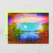 Fahrrad von Kent Colors Postkarte (Vorne/Hinten)