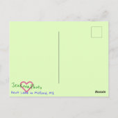 Fahrrad von Kent Colors Postkarte (Rückseite)