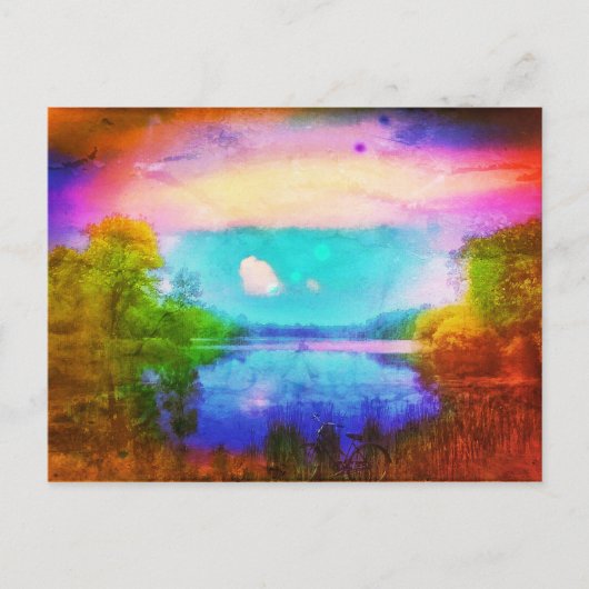 Fahrrad von Kent Colors Postkarte (Vorderseite)