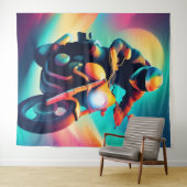 Fahrrad Wandteppich (Beispiel (Horizontal))