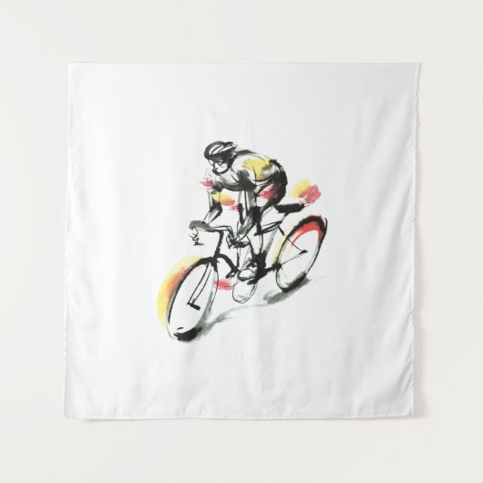 Fahrrad Wandteppich (Vorderseite)