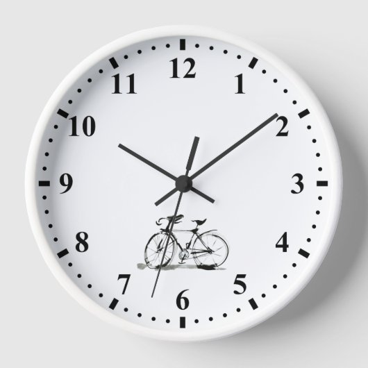 Fahrrad Wanduhr (Vorderseite)