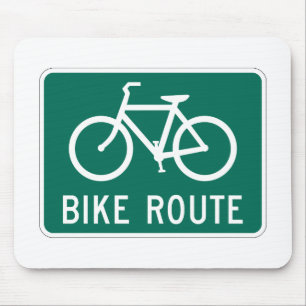 Fahrrad-Weg Mousepad