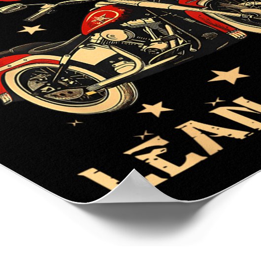 Fahrrad, wenn das Leben dir ein kurzes Motorrad Me Poster (Ecke)