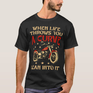 Fahrrad, wenn das Leben dir ein kurzes Motorrad Me T-Shirt