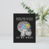 Fahrrad, wenn der Arzt eine Röntgenaufnahme meines Postkarte (Stehend Vorderseite)