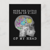 Fahrrad, wenn der Arzt eine Röntgenaufnahme meines Postkarte (Vorderseite)