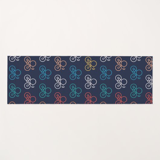 Fahrrad Yogamatte (Vorderseite (Horizontal))