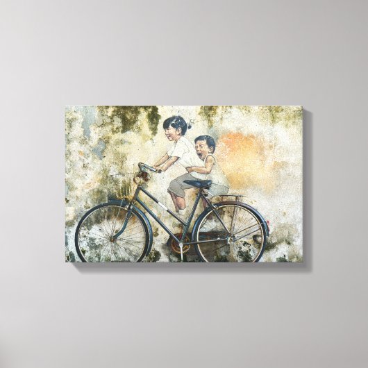 Fahrrad | Zazzle_Growshop. Leinwanddruck (Vorderseite)