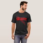 FAHRRAD-ZOMBIE-REIFEN-BAHN-ROT T-Shirt (Vorne ganz)