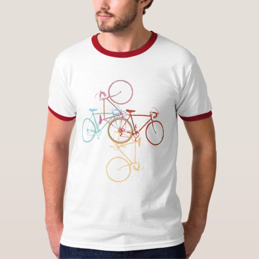 Fahrrad zu tragen T-Shirt (Vorderseite)