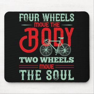 Fahrrad - Zwei Räder bewegen die Seele Mousepad