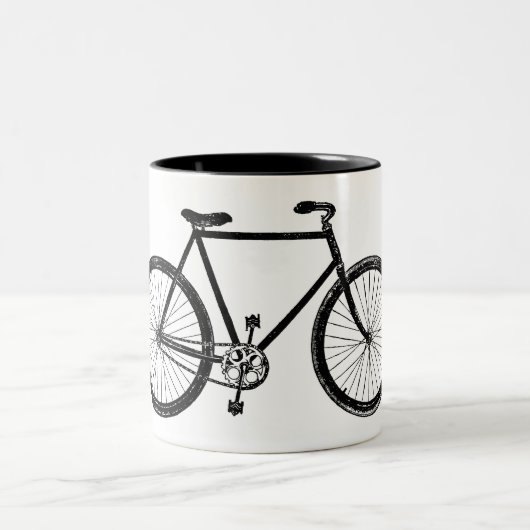 Fahrrad Zweifarbige Tasse (Mittel)