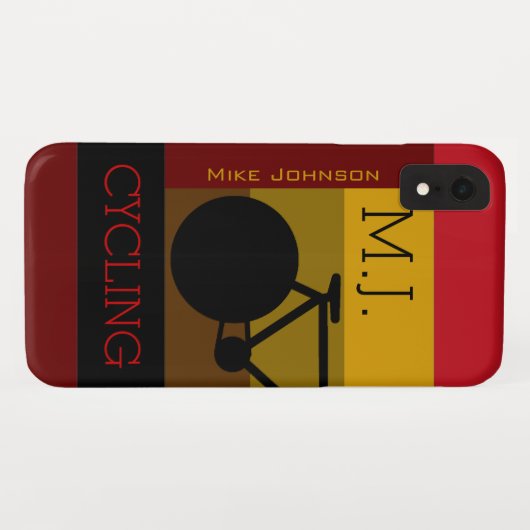 Fahrrad . Zweirad . cool Case-Mate iPhone Hülle (Rückseite (Horizontal))