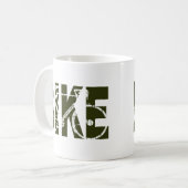 Fahrrad. Zyklus . Radfahren Kaffeetasse (Vorderseite Links)