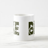 Fahrrad. Zyklus . Radfahren Kaffeetasse (Mittel)